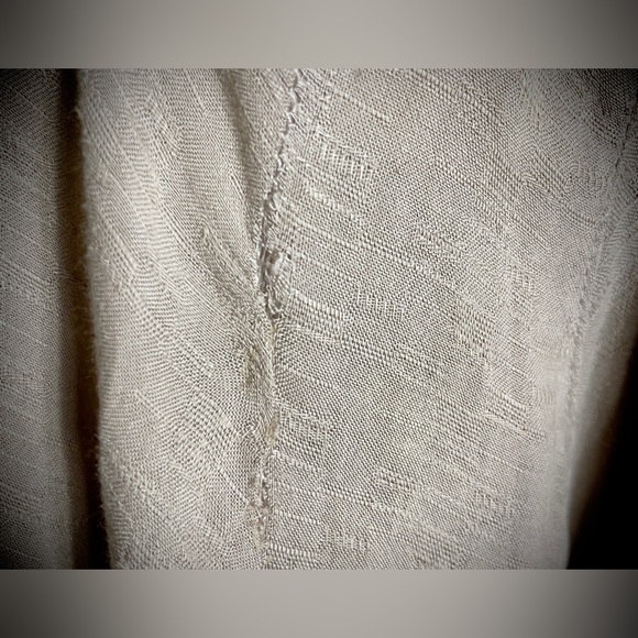 GIMMICKS Tan Long Sleeve High/Low Hem Drawstring Gathered at the Back Tunic - Picture 9 of 9